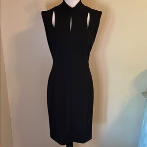 NWOT Calvin Klein Black Cutout Midi Dress